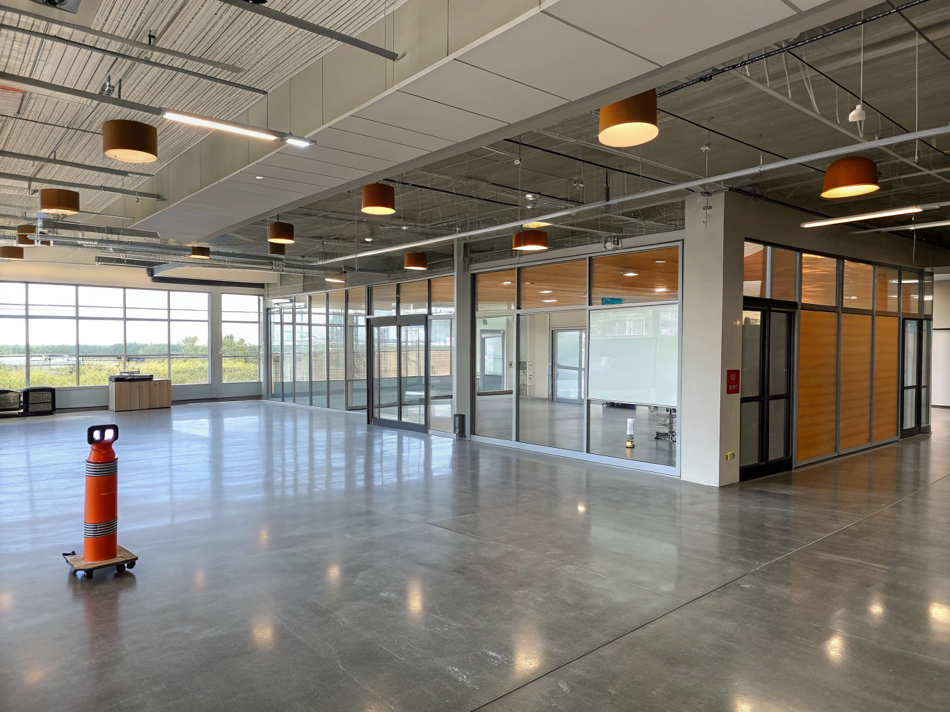 Commercial flooring finish quality