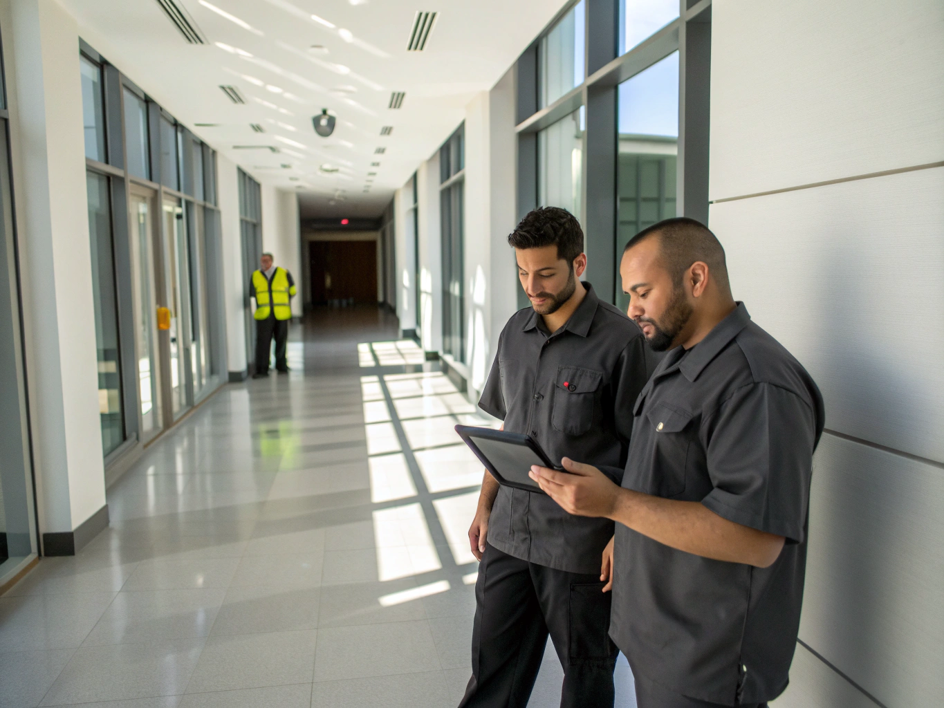 Serviced accommodation maintenance work